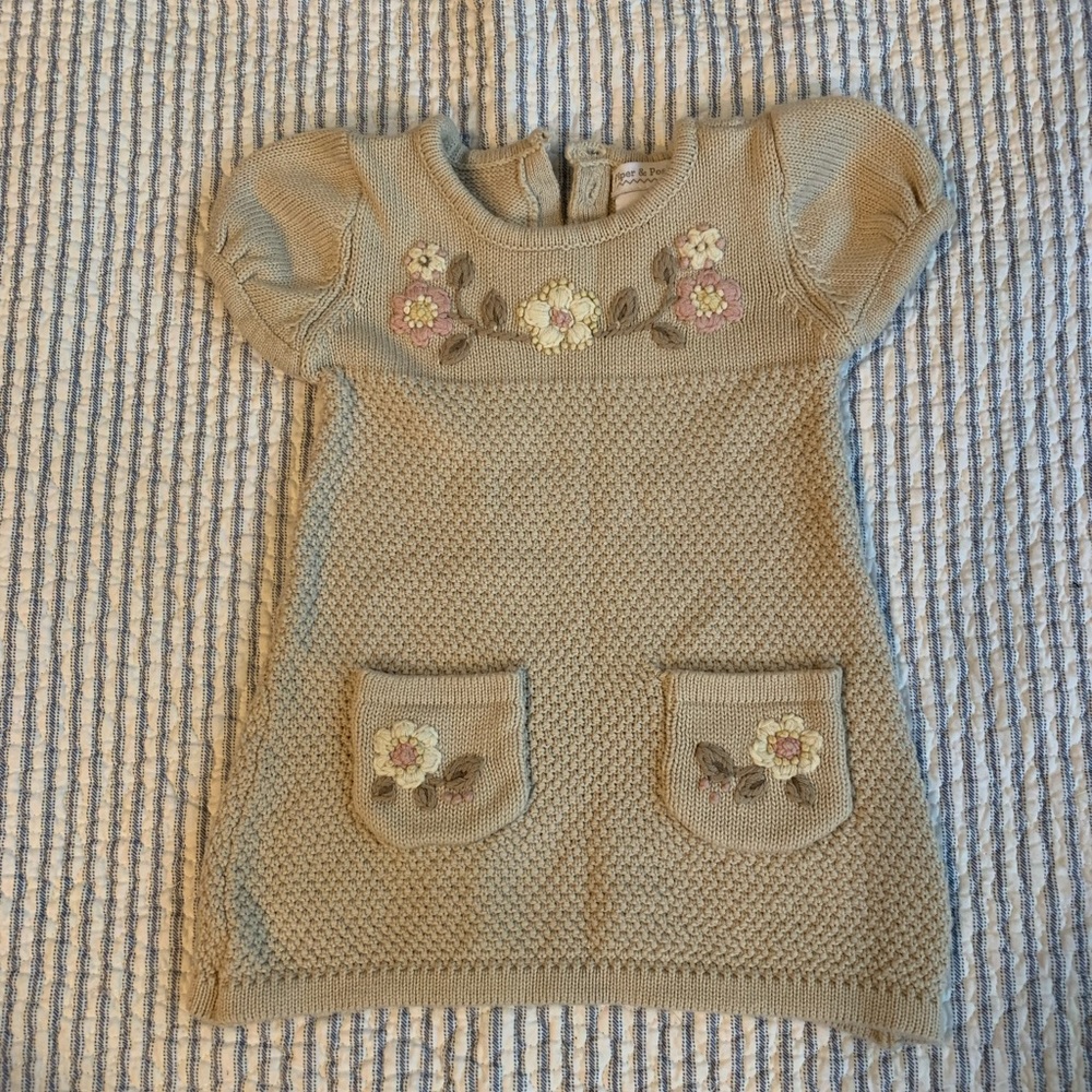 Piper & Posie 3-6 month sweater dress